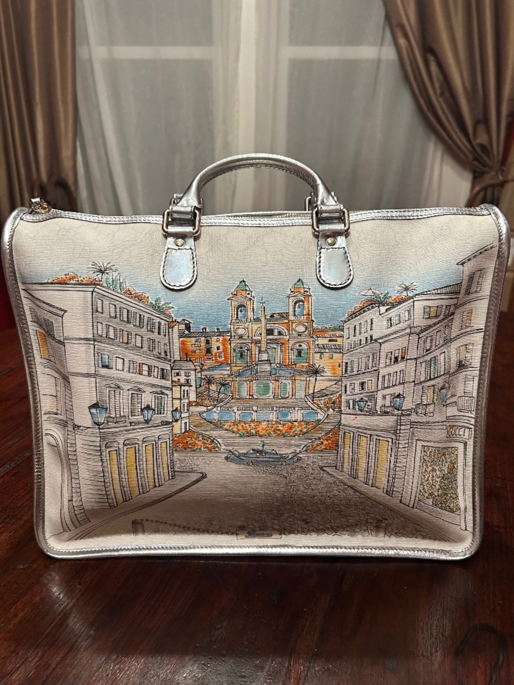 Authentic GUCCI Limited Edition "Spanish Steps Roma Exclusive" Joy Satchel Bag